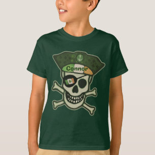 St. Patrick's Day Custom Irish Pirate T-Shirt