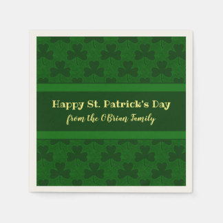 St. Patrick's Day Customized Napkin
