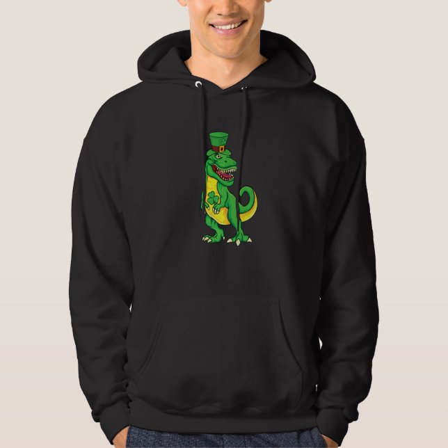 St. Patricks Day Dabbin' Leprechaun shenanigans TR Hoodie (Front)