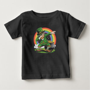 St Patricks Day Dabbing Leprechaun Dab Dance  Baby T-Shirt