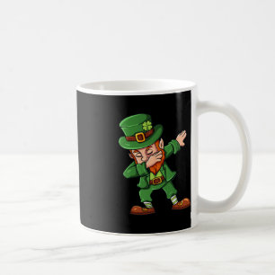 St Patricks Day Dabbing Leprechaun Irish Boys Girl Coffee Mug