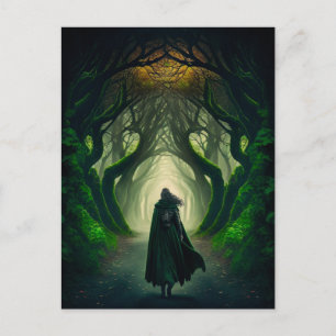 St. Patrick's Day Dark Fantasy Holiday Postcard