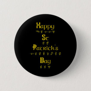 St Patricks Day Deaf Pride Sign Language Asl Aware 2 Inch Round Button