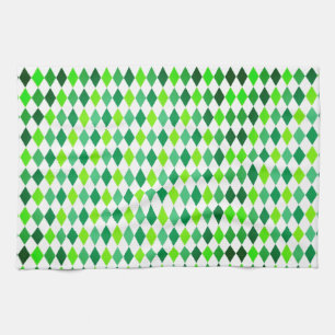 St. Patrick's Day Diamond Shape Pattern-54603 Kitchen Towel