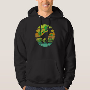 St Patrick's Day Dinosaurs Happy St Pat Trex Dino  Hoodie