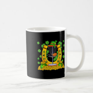 St. Patrick's Day Disc Golf Tools With Clovers Pla Coffee Mug