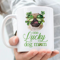 St Patrick's Day Dog Mom Custom Photo Funny