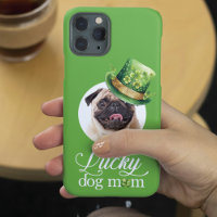 St Patrick's Day Dog Mom Custom Photo Hat