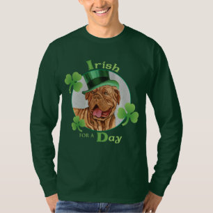 St. Patrick's Day Dogue de Bordeaux T-Shirt