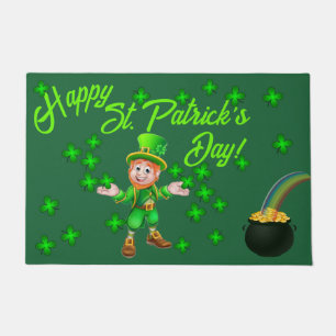 St. Patrick's Day Door Mat