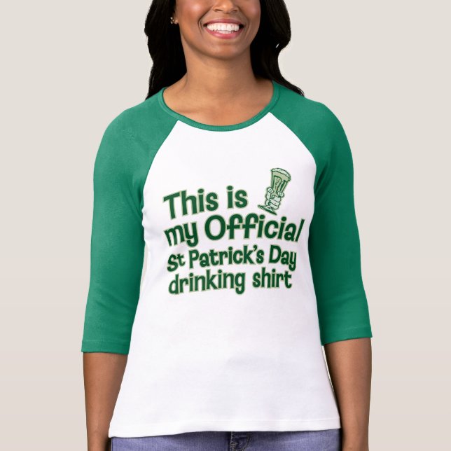 St Patrick's Day Drinking Shirt (Front)