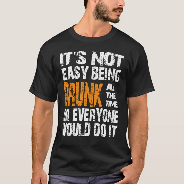 St Patrick's Day Drunk Lucky Bartender All Time Dr T-Shirt (Front)