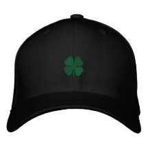St. Patrick's Day Embroidered Clover Men's Cap