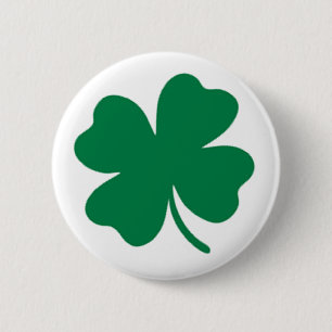 St. Patrick's Day Essential: Green Shamrock Button