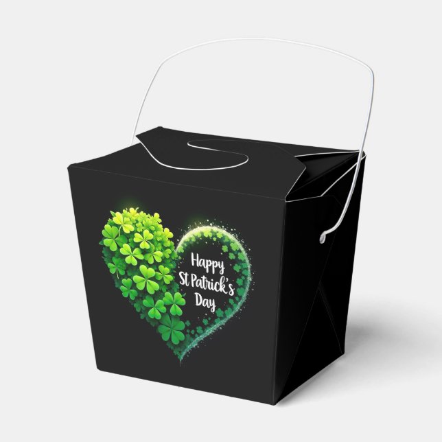 St. Patrick's Day  Favor Box (Front Side)