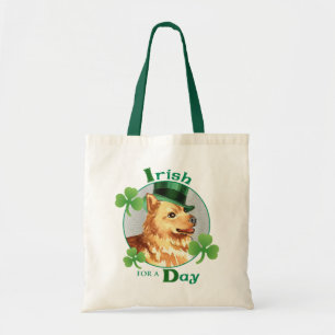 St. Patrick's Day Finnish Spitz Tote Bag