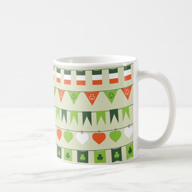 st patricks day flag coffee mug (Right)