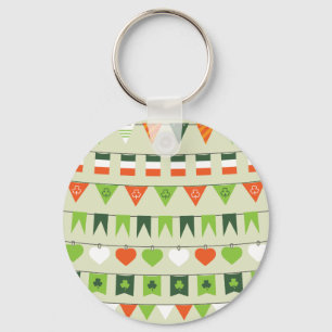 st patricks day flag keychain