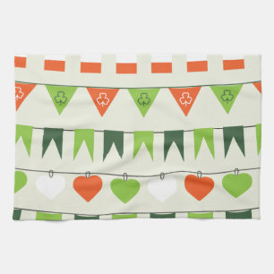st patricks day flag kitchen towel