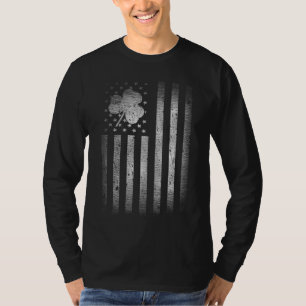 St. Patricks Day Flag - Vintage Irish American Sha T-Shirt