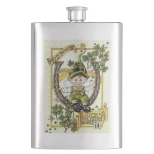 St. Patrick's Day Flask