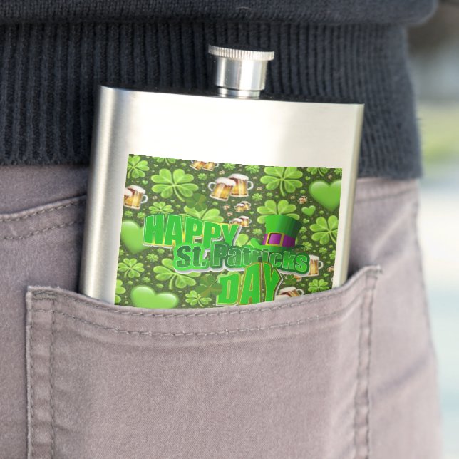St. Patrick's Day Flask (In Situ)