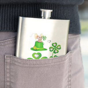 St. Patrick's Day Flask