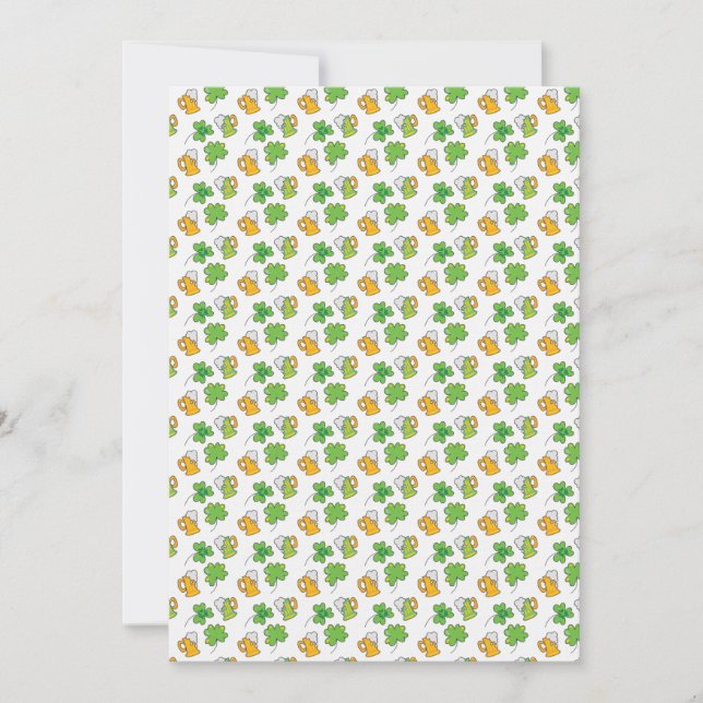 St. Patrick's Day Flat Greeting Card (Front)