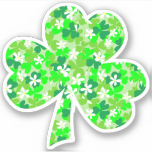 St Patrick's Day Floral Shamrock