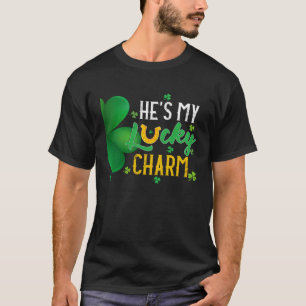 St Patricks Day for Him Her Couples Husband Wife L T-Shirt