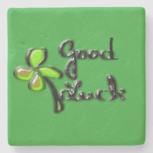 St. Patrick's Day  ‎Four-leaf clover Stone Coaster