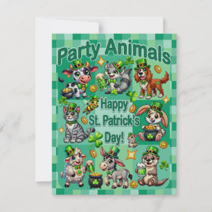 St. Patrick's Day Fun and Adorable "Party Animals"