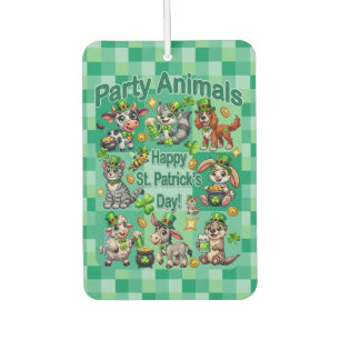 St. Patrick's Day Fun and Adorable "Party Animals" Air Freshener