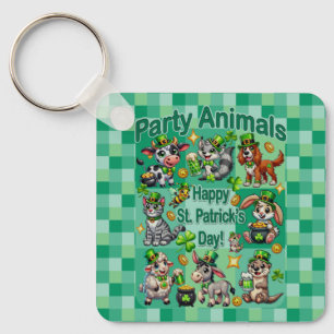 St. Patrick's Day Fun and Adorable "Party Animals" Keychain