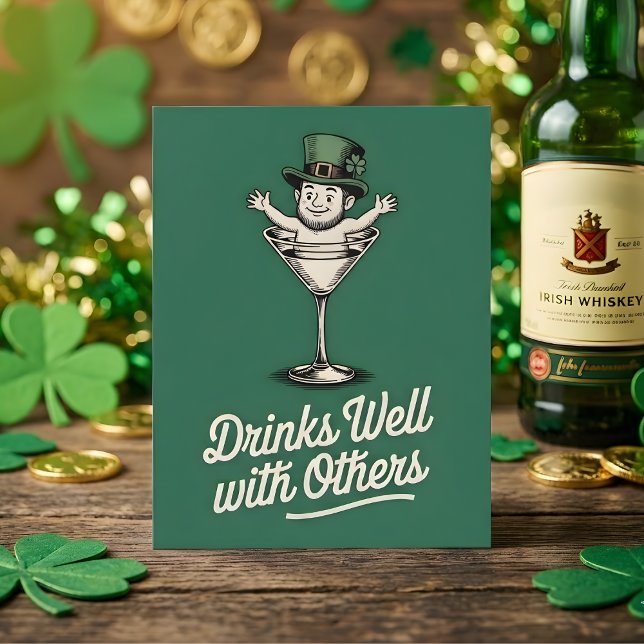 St Patricks Day Funny Drinking Card (Creator Uploaded)