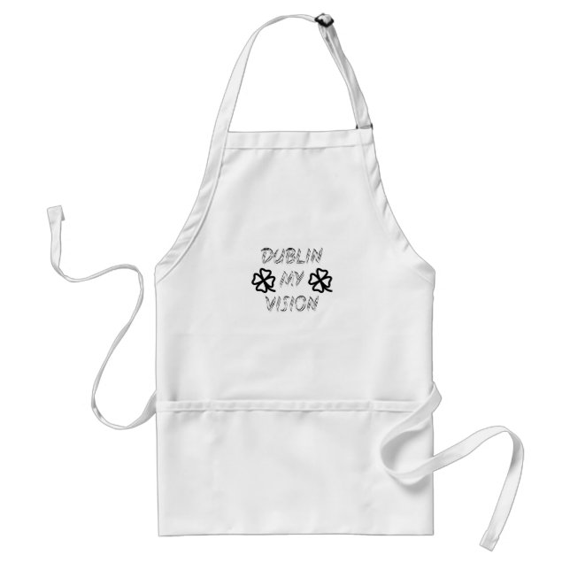 St. Patrick's Day Funny Humour Green Standard Apron (Front)