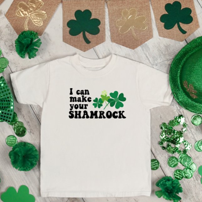 St. Patricks day funny shamrock clover lucky Irish T-Shirt (Creator Uploaded)
