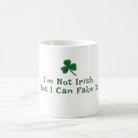St. Patrick's Day, Funny Text Fake Irish