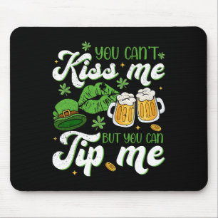 St Patrick's Day Funny Waitress Byrtender Waiter T Mouse Pad