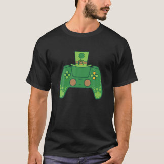 St Patricks Day Gamer Irish Controller Gaming Epre T-Shirt
