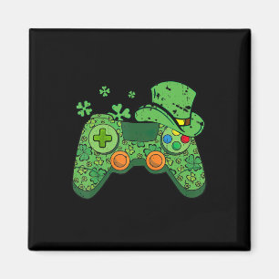 St Patricks Day Gamer  Irish Game Controller Gamin Magnet