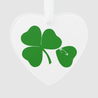 St Patrick's Day - Get Lucky 3+1 = 4 Ornament