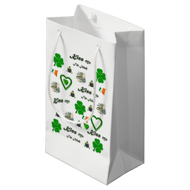 St. Patrick's Day Gift Bag (Front Angled)