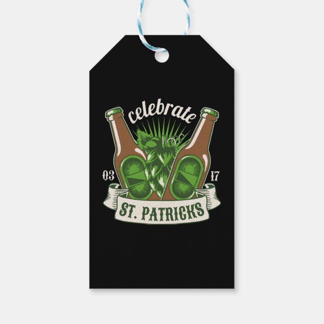 St patricks day gift tags (Back)