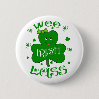 St. Patrick's Day Girl's Button