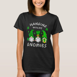 St Patricks Day Gnome Hanging With My Gnomies Sham T-Shirt