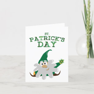 St. Patrick's Day Gnome Holiday Card
