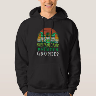St Patricks Day Gnome Let Shenanigans Begin Shamro Hoodie
