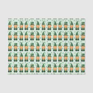 St Patricks Day Gnome Pattern Tissue Paper