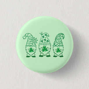 St. Patrick's Day Gnomes-60682 1 Inch Round Button